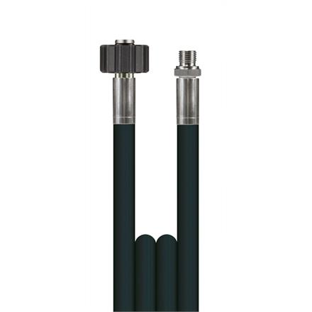 flexy® DN06 500 bar 10 M. DKO 22x1,5 : 1/4"AG glatte Decke. Armaturen kpl. aus Edelstahl