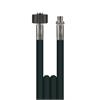 flexy® DN06 500 bar 10 M. DKO 22x1,5 : 1/4"AG glatte Decke. Armaturen kpl. aus Edelstahl
