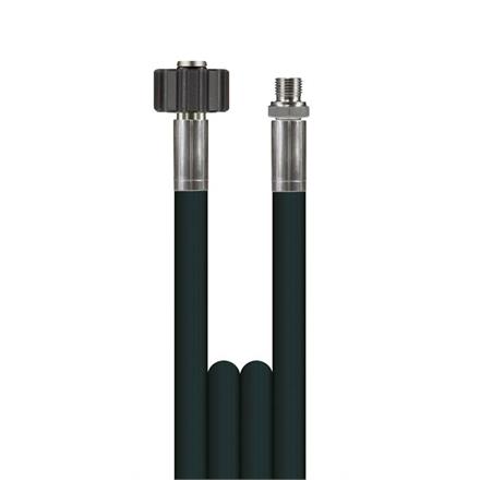 flexy® DN06 500 bar 10 M. DKO 22x1,5 : 1/8"AG glatte Decke. Armaturen kpl. aus Edelstahl