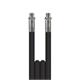 flexy® DN06 500 bar 30 M. 1/4"AG : 1/4"AG glatte Decke. Armaturen kpl. aus Edelstahl