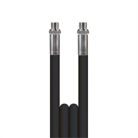 flexy® DN06 500 bar 30 M. 1/4"AG : 1/4"AG glatte Decke. Armaturen kpl. aus Edelstahl