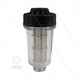 FPL - Kunststoff Filter - 120 mµ - 10 bar - 80 l/min - max 40°C - 3/4" IG x 3/4" AG