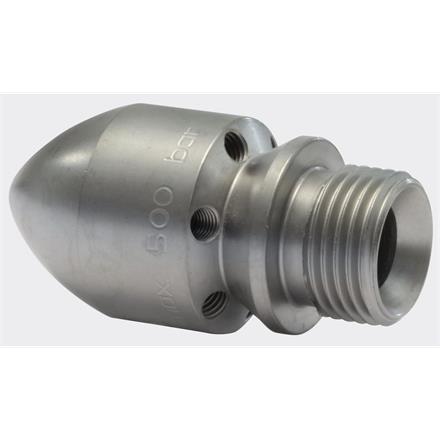 Granat-30° 1/2"IG mit Frontbohrung D=060 1 x vorn, 6 x hinten