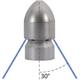 Granat-30° 3/8"IG mit Frontbohrung D=225 1 x vorn, 4 x hinten