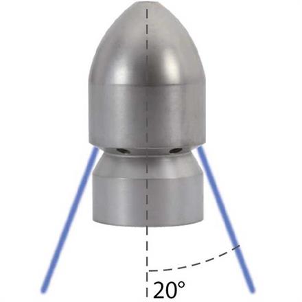 Granat-Düse 20° 1/4"IG D=060 6 x hinten