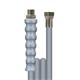 greyflex DN10 275 bar 20 M. DKR 1/2 : AGR 1/2  glatte Decke. Armaturen kpl. aus Edelstahl
