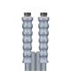 greyflex NW08 250 bar 20 M. DKR3/8:AGR3/8  glatte Decke. Armaturen kpl. aus Edelstahl