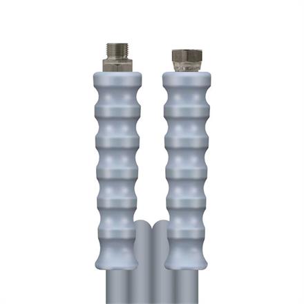 greyflex NW08 250 bar 25 M. DKR3/8:AGR3/8  glatte Decke. Armaturen kpl. aus Edelstahl
