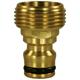 Hahnstück 3/4"AG Messing Kompatibel mit Kunststoff-Stecksystemen