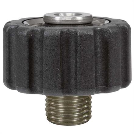 Handverschraubung M22x1,5 : 1/4"AG kurz Edelstahl Länge: 28 mm