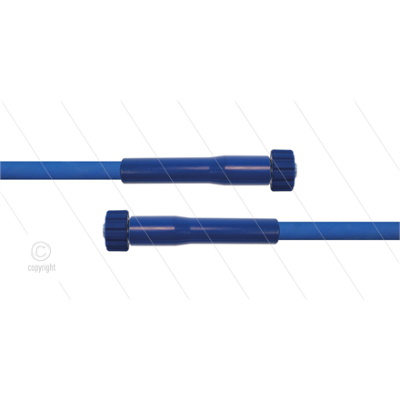 HD-Schlauch blau 1SC-06 - 10m - 2x M22x1,5 HV flach - 2x GKS - 250 Bar