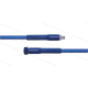 HD-Schlauch blau 1SC-06 - 15m - 3/8" AGR x M22x1,5 HV flach - 2x GKS- 250 Bar