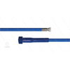 HD-Schlauch blau 1SC-06 - 25m - 3/8" DKR x M22x1,5 HV flach - 1x GKS - 250 Bar