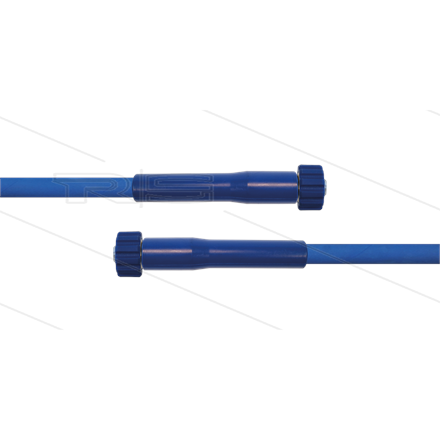 HD-Schlauch blau 1SC-08 - 25m - 2x M22x1,5 HV flach - 2x GKS - 250 Bar