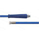 HD-Schlauch blau 1SC-10 - 15m - 3/8" AGR x 1/2" DKR - 1x GKS - 250 Bar - 3/8"AGR mit GKS