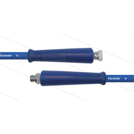 HD-Schlauch blau 1SCX-12 - Forever - 10m - 3/8" DKR x 3/8" AGR - 2x GKS - 180 Bar