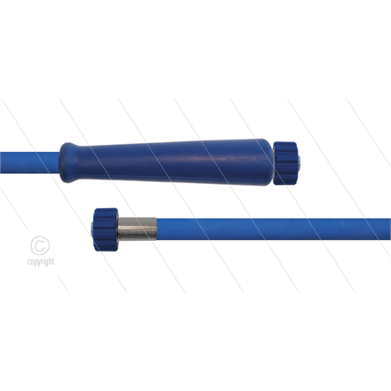 HD-Schlauch blau 2SC-08 - 35m - 2x M22x1,5 HV flach - 1x GKS