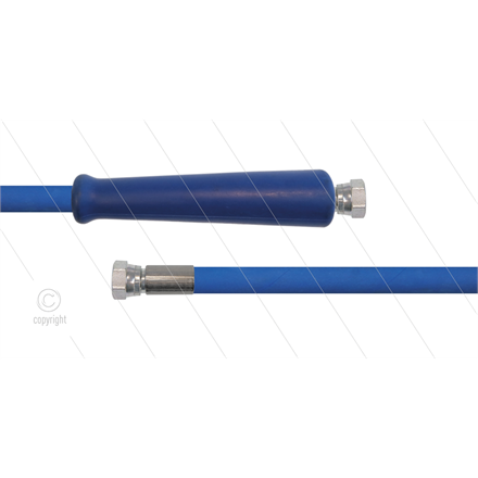 HD-Schlauch blau 2SC-08 - 5,0m - 2x 1/4" DKR - 1x GKS - 400 Bar