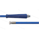 HD-Schlauch blau 2SC-10 - 20m - 3/8" AGR x 1/2" DKR - 1x GKS - 400 Bar - 3/8" AGR mit GKS
