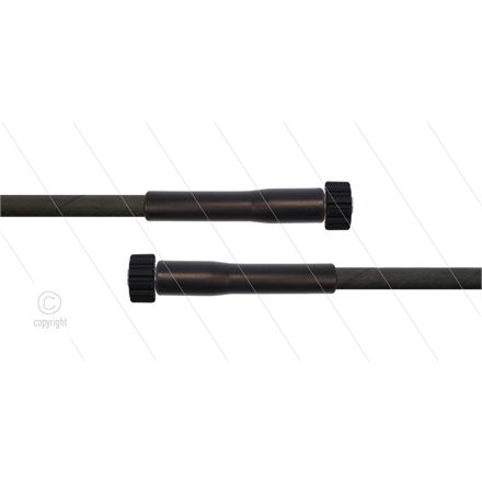 HD-Schlauch schwarz 1SC-06 - 10m - 2x M22x1.5 HV Konisch - 2x GKS - 250 Bar