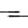 HD-Schlauch schwarz 1SC-06 - 10m - 3/8" DKR x 3/8" AGR - 2x GKS - 250 Bar