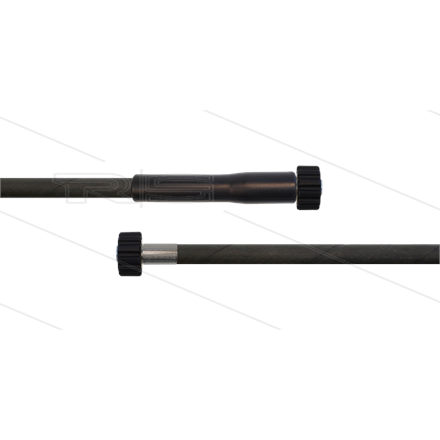 HD-Schlauch schwarz 1SC-06 - 15m - 2x M22x1,5 HV flach - 1 x GKS - 250 Bar