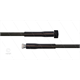 HD-Schlauch schwarz 1SC-06 - 20m - M22x1,5 HV flach x 3/8" DKR - 2x GKS - 250 Bar