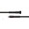 HD-Schlauch schwarz 1SC-06 - 20m - M22x1,5 HV flach x 3/8" DKR - 2x GKS - 250 Bar