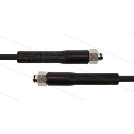 HD-Schlauch schwarz 1SC-08 - 20m - 2x M18x1,5 (12L) DKOL - 2x GKS - 250 Bar