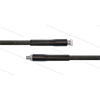 HD-Schlauch schwarz 1SC-08 - 35m - 3/8" DKR x 3/8" AGR - 2x GKS - 250 Bar