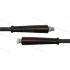 HD-Schlauch schwarz 1SC-10 - 10m - 3/8" AGR x 3/8" DKR - 2x GKS - 250 Bar