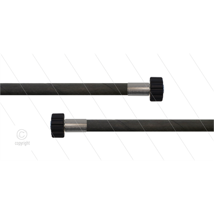 HD-Schlauch schwarz 1SC-10 - 15m - 2x M22x1,5 HV flach - ohne GKS - 250 Bar