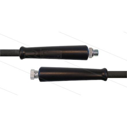 HD-Schlauch schwarz 1SC-10 - 15m - 3/8" AGR x 3/8" DKR - 2x GKS - 250 Bar