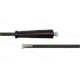 HD-Schlauch schwarz 1SC-10 - 20m - 2 x 3/8" DKR - 1x GKS - 250 Bar