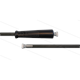 HD-Schlauch schwarz 1SC-10 - 40m - 2 x 3/8" DKR - 1x GKS - 250 Bar