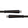 HD-Schlauch schwarz 1SC-12 - 15m - 2x 1/2" DKR - 2x GKS - 250 Bar