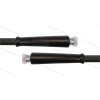 HD-Schlauch schwarz 1SC-12 - 15m - 2x 1/2" DKR - 2x GKS - 250 Bar