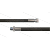 HD-Schlauch schwarz 1SC-12 - 50m - 1/2" DKR x 1/2" AGR - ohne GKS - 180 Bar