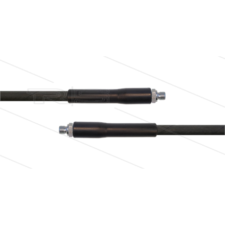 HD-Schlauch schwarz 1SN-06 - 15m - 2x 1/4" AGR - 2x GKS - 250 Bar