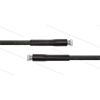 HD-Schlauch schwarz 1SN-06 - 15m - 2x 1/4" DKR - 2x GKS - 250 Bar