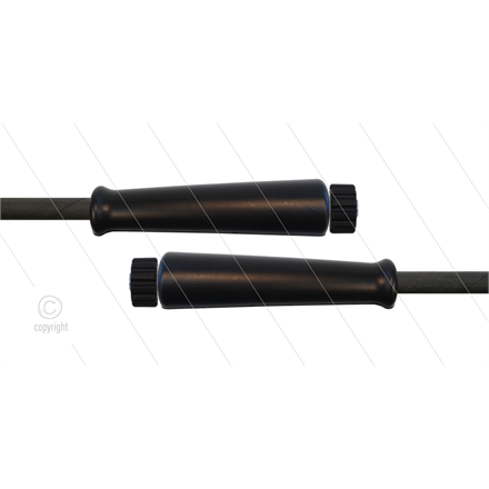 HD-Schlauch schwarz 1SN-10 - 10m - 2x M22x1,5 HV flach - 2x GKS - 210 Bar