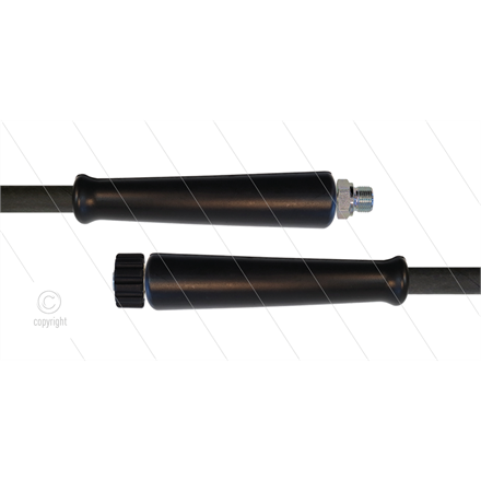 HD-Schlauch schwarz 1SN Plus-08 - 20m - 3/8" AGR x M22x1,5 H