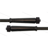 HD-Schlauch schwarz 1SN Plus-08 - 25m - 2x M22x1,5 HV konisch - 2x GKS - 315 Bar