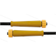 HD-Schlauch schwarz 1SN Plus-08 - 30m - 2x M22x1,5 HV gelb flach - 2x GKS gelb - 315 Bar