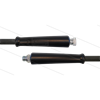 HD-Schlauch schwarz 2SC-08 - 10m - 3/8" DKR x 3/8" AGR - 2x GKS - 400 Bar
