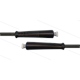 HD-Schlauch schwarz 2SC-10 - 10m - 2x 1/2" DKR - 2x GKS - 400 Bar