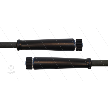 HD-Schlauch schwarz 2SC-10 - 10m - 2x M22x1,5 HV flach - 2x GKS - 400 Bar