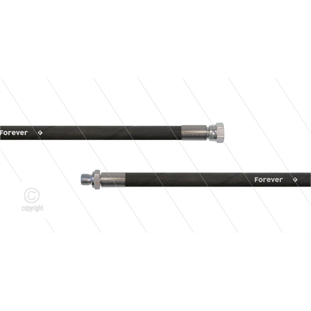 HD-Schlauch schwarz - -2SCX-10 - Forever - 50m - 3/8" DKR x