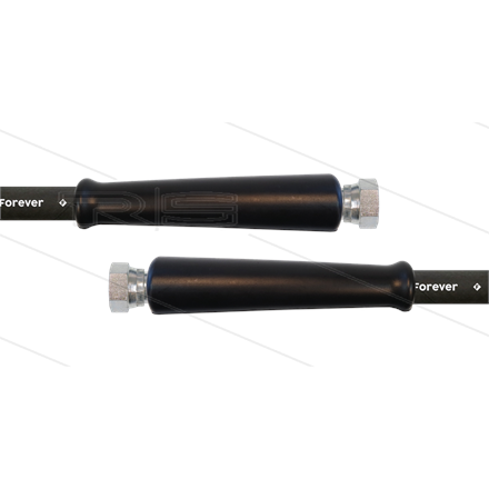 HD-Schlauch schwarz 2SCX-12 - Forever - 10m - 2 x 3/8" DKR - 2x GKS - 400 Bar