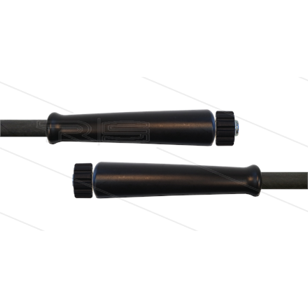 HD-Schlauch schwarz 2SN-10 - 20m - 2x M22x1,5 HV flach - 2x GKS - 400 Bar